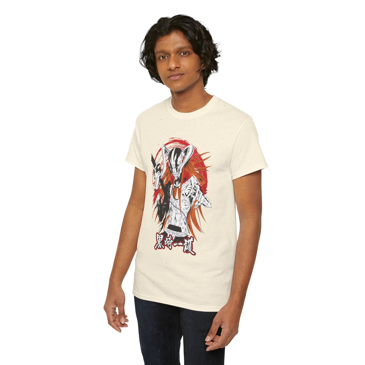 Ichigo Vasto Lorde Unisex Heavy Cotton T-Shirt | Bleach Anime Streetwear Tee