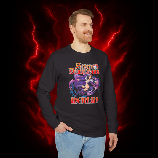 Boar Sin Of Gluttony Merlin Adidas Unisex Fleece Crewneck Sweatshirt
