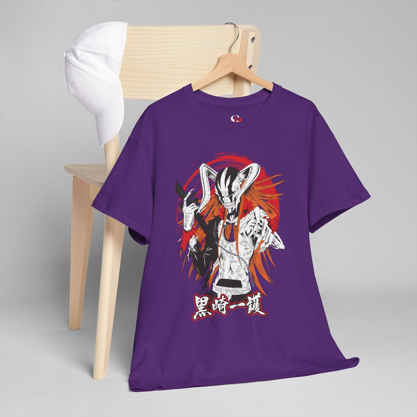 Ichigo Vasto Lorde Unisex Heavy Cotton T-Shirt | Bleach Anime Streetwear Tee