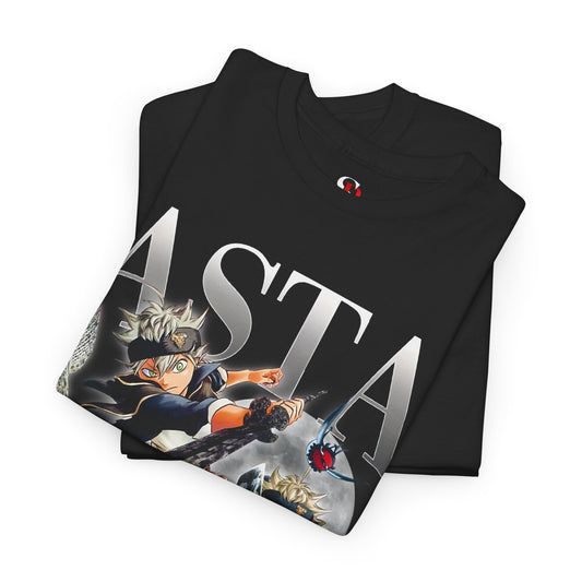 Asta Unisex Heavy Cotton T-Shirt | Black Clover Anime Graphic Tee