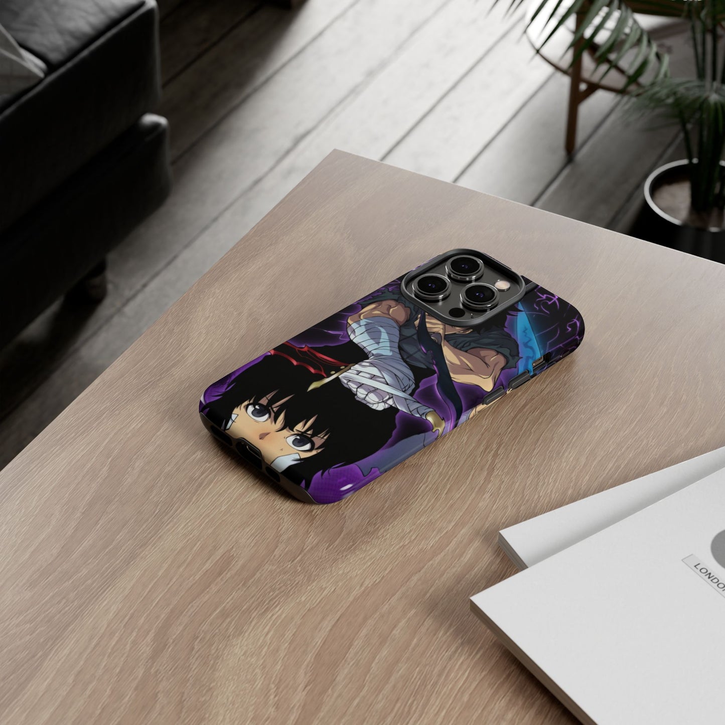 Sung Jin-Woo Shadow Awakening Double Layered Phone Case | Anime-Inspired Protective Case for iPhone & Samsung