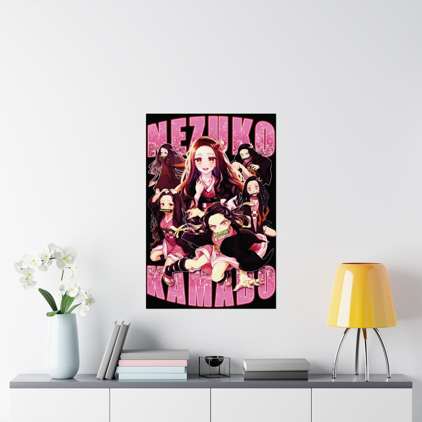 Six Styles of Nezuko Poster | Demon Slayer Wall Art