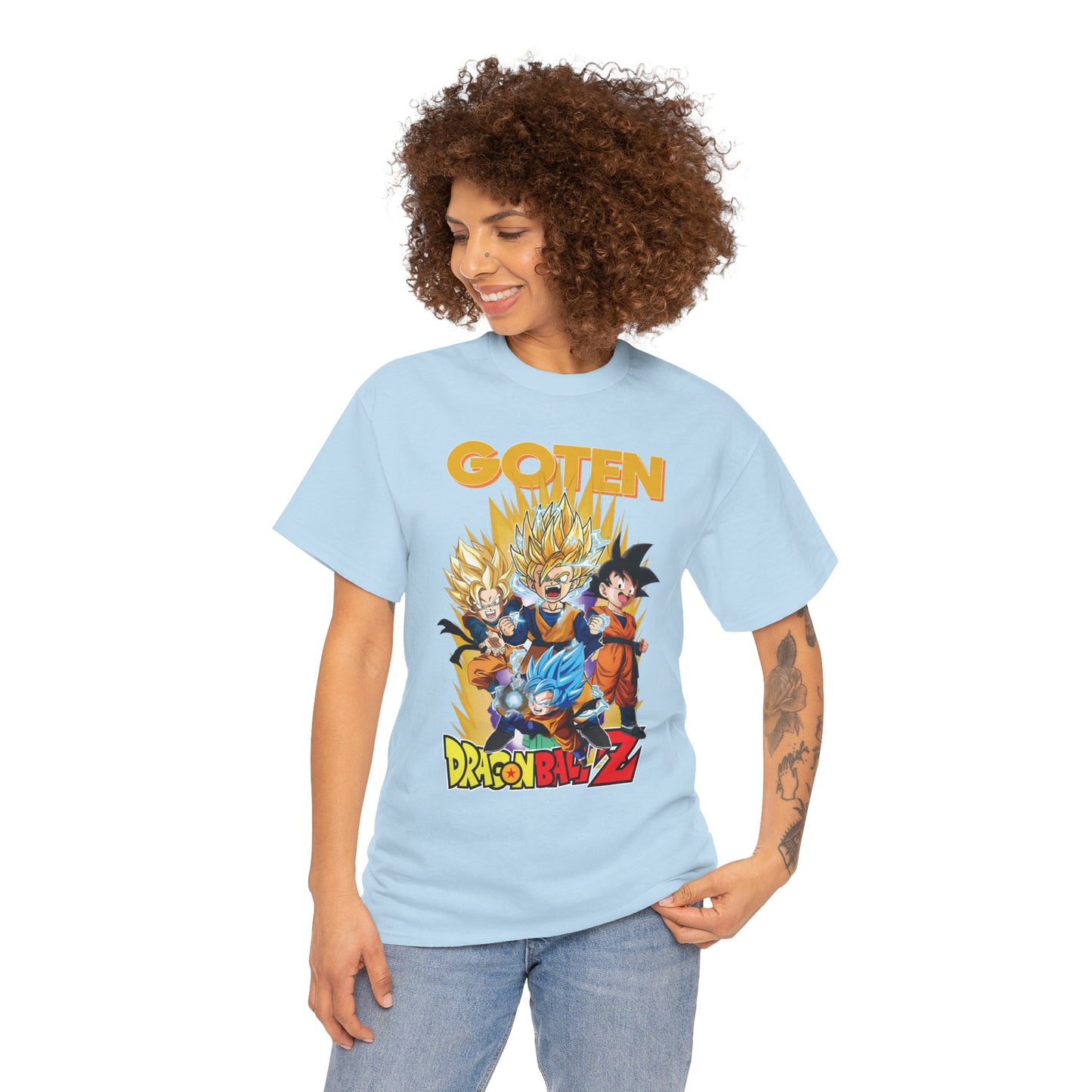 Goten “Next Gen Saiyan” Unisex Heavy Cotton T-Shirt | Dragon Ball Z Streetwear Tee