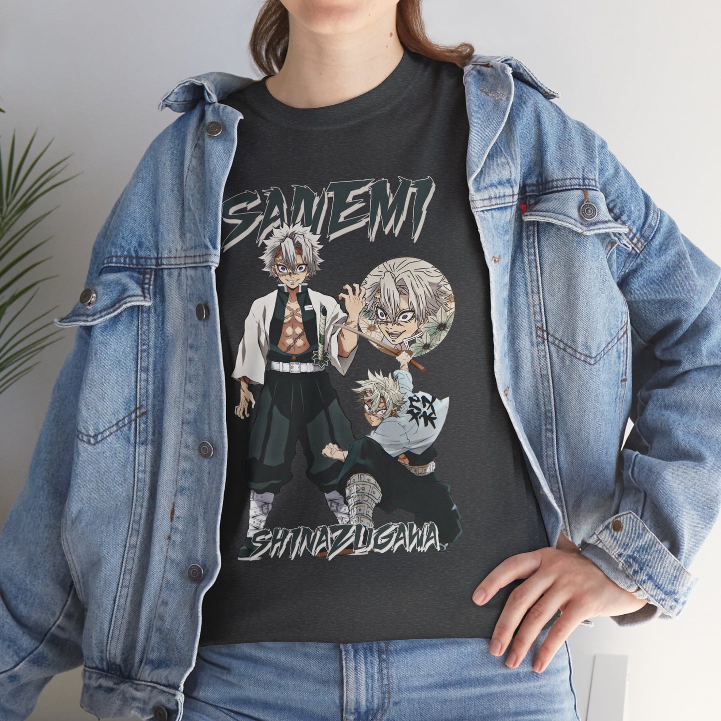 Sanemi Shinazugawa Wind Hashira T-Shirt | Anime-Inspired Streetwear Tee
