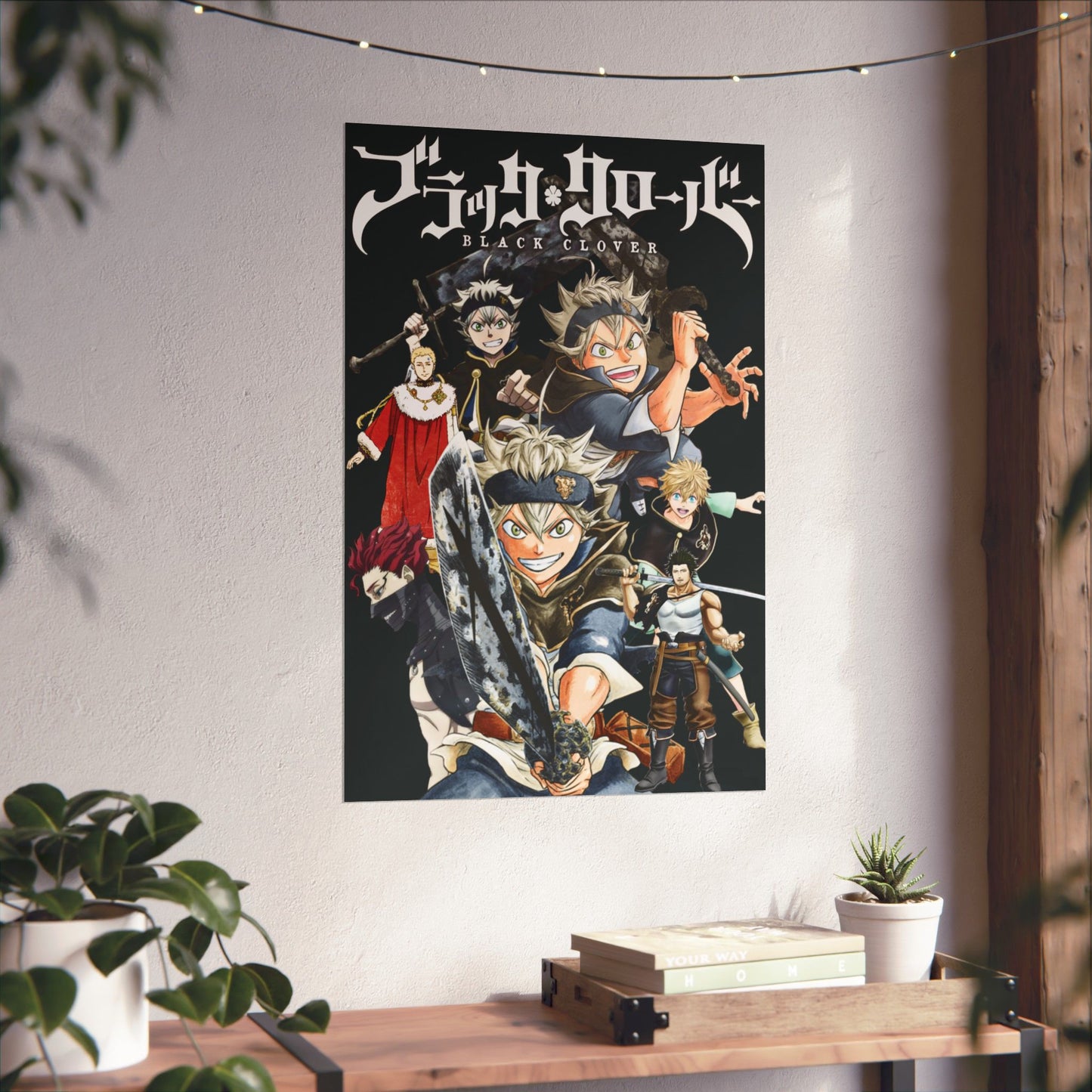 Black Bulls & Julius Matte Vertical Poster | Black Clover Anime Wall Art
