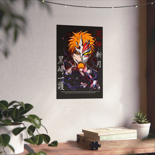 Ichigo TYBW Matte Vertical Poster | Bleach Thousand-Year Blood War Anime Wall Art