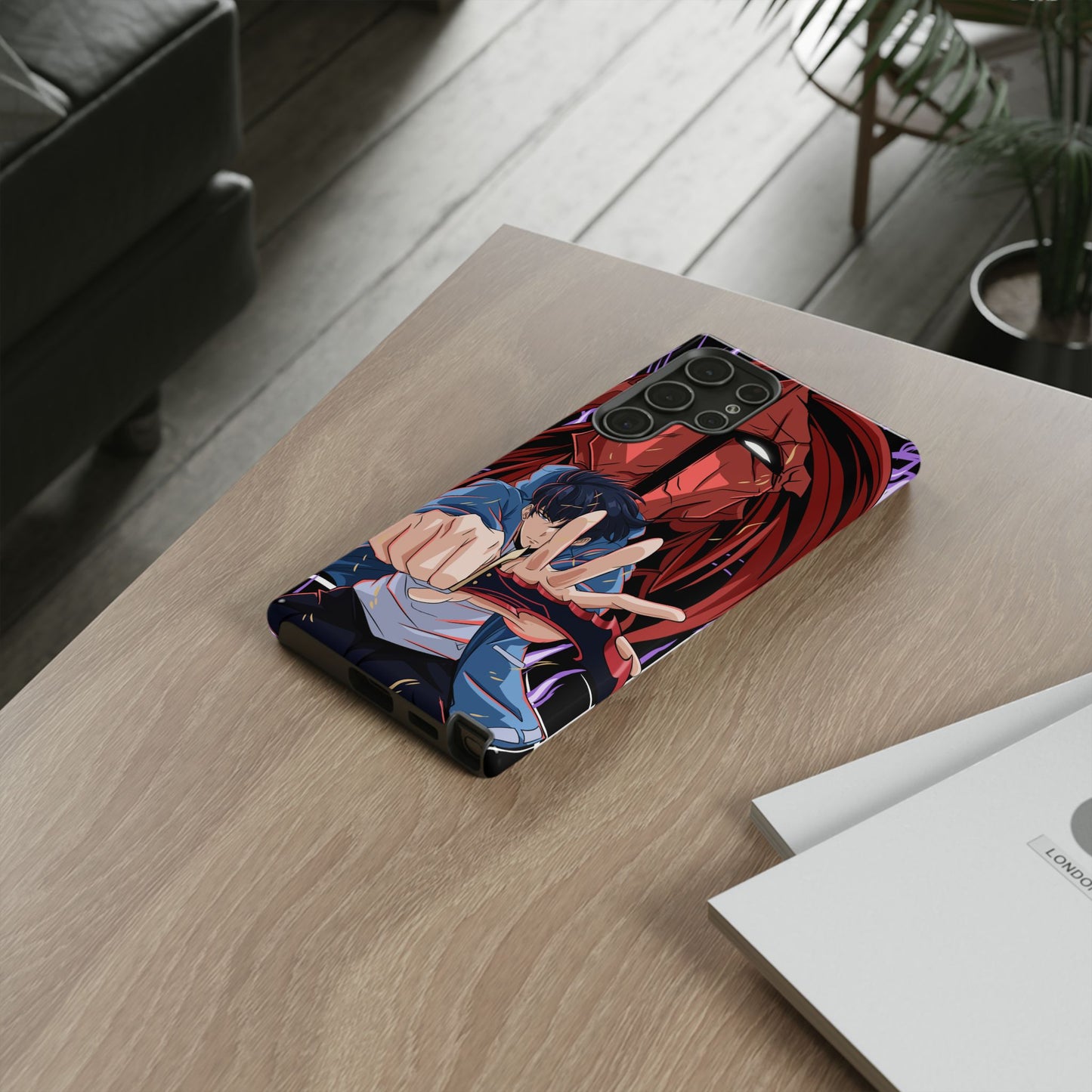 Sung Jin-Woo Igris’ Command Double Layered Phone Case | Shadow Army Anime-Inspired Protective Case for iPhone & Samsung