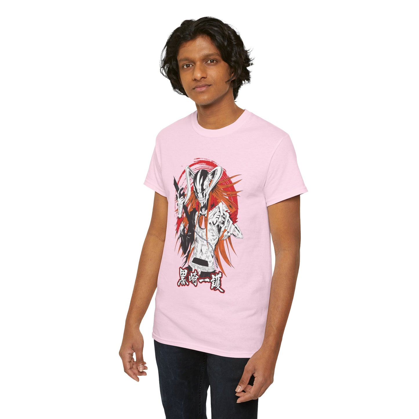 Ichigo Vasto Lorde Unisex Heavy Cotton T-Shirt | Bleach Anime Streetwear Tee