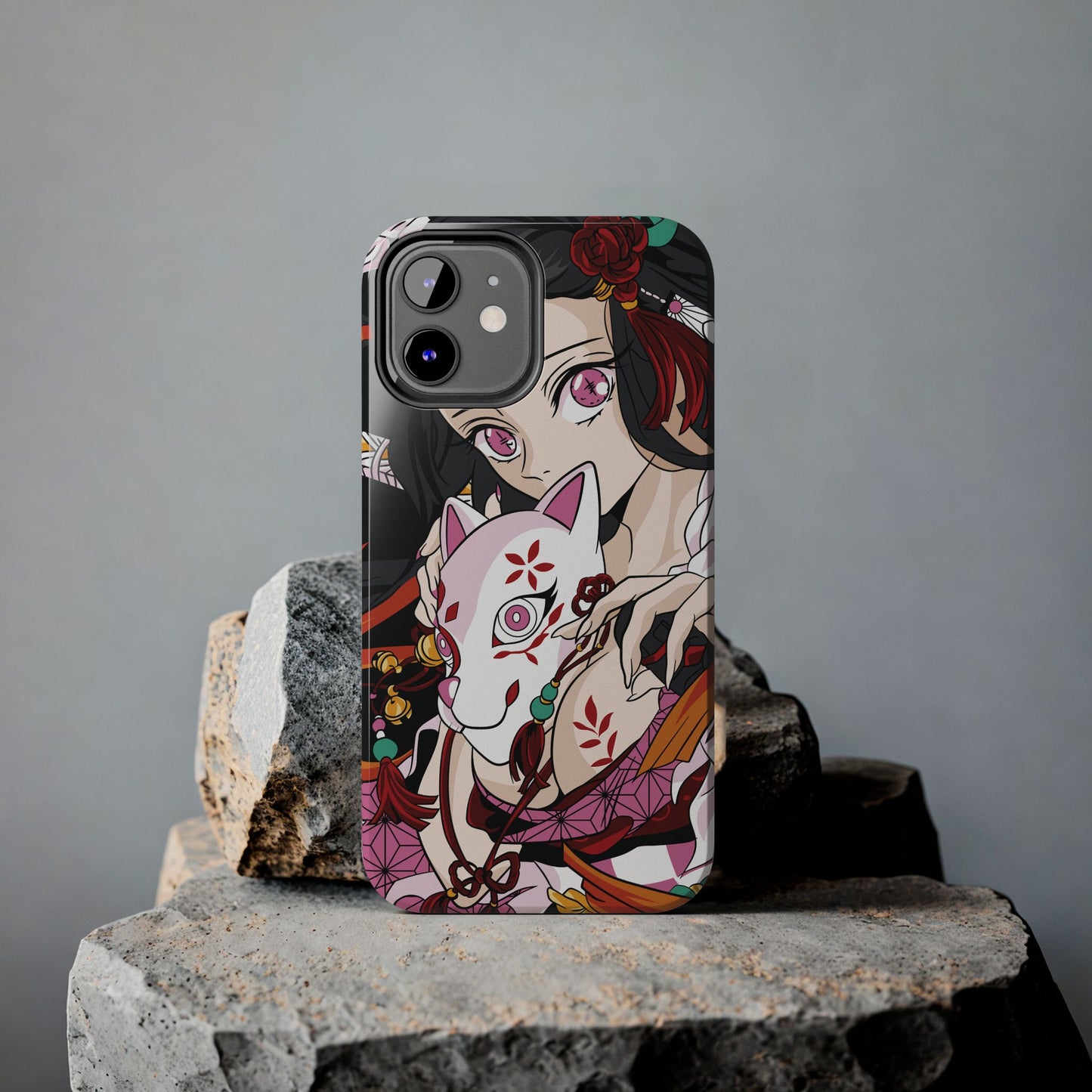Demon Nezuko Anime Phone Case | Anime-Inspired Protective Cover | Double Layer Otaku Case