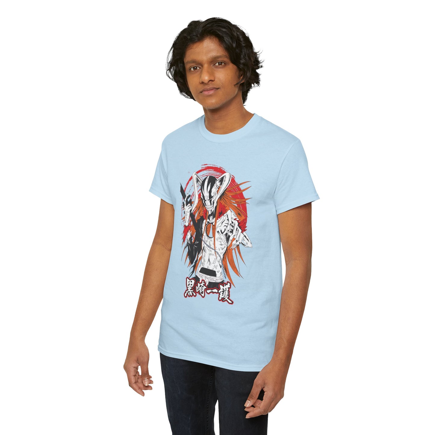 Ichigo Vasto Lorde Unisex Heavy Cotton T-Shirt | Bleach Anime Streetwear Tee