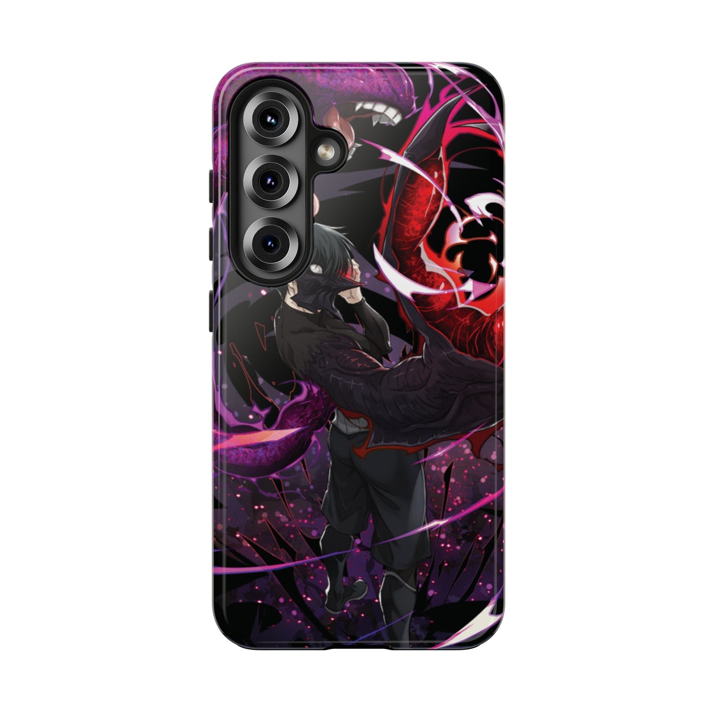 Ken Kaneki Chimera Kagune Double Layered Phone Case | Anime-Inspired Protective Case | Dark Otaku Phone Case for iPhone & Samsung
