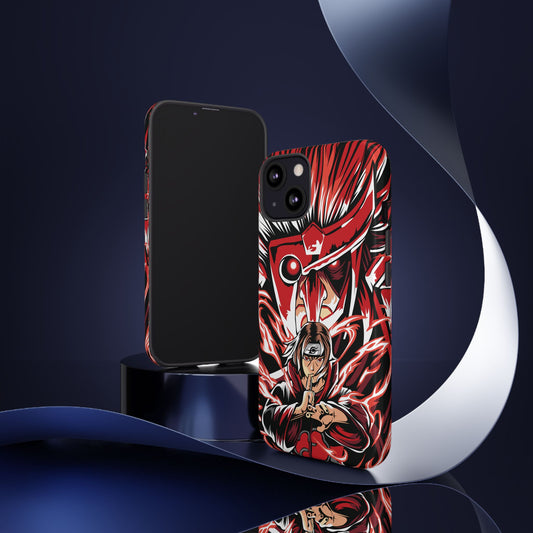 Itachi Flame Susanoo Double Layered Phone Case