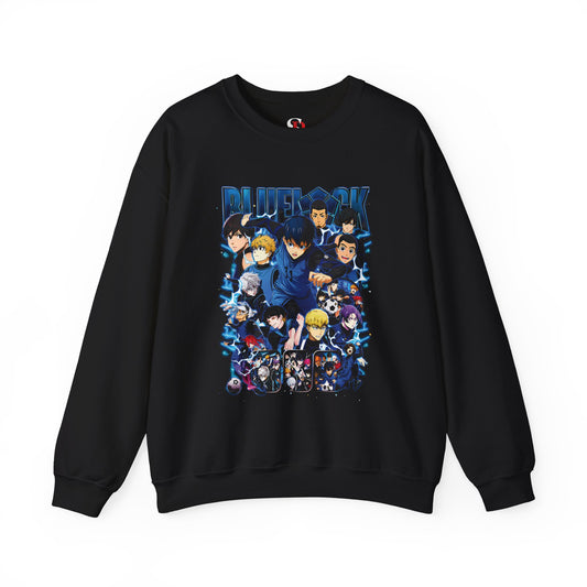 Blue Lock “Ego Strikers” Unisex Heavy Crewneck | Anime Streetwear Sweatshirt