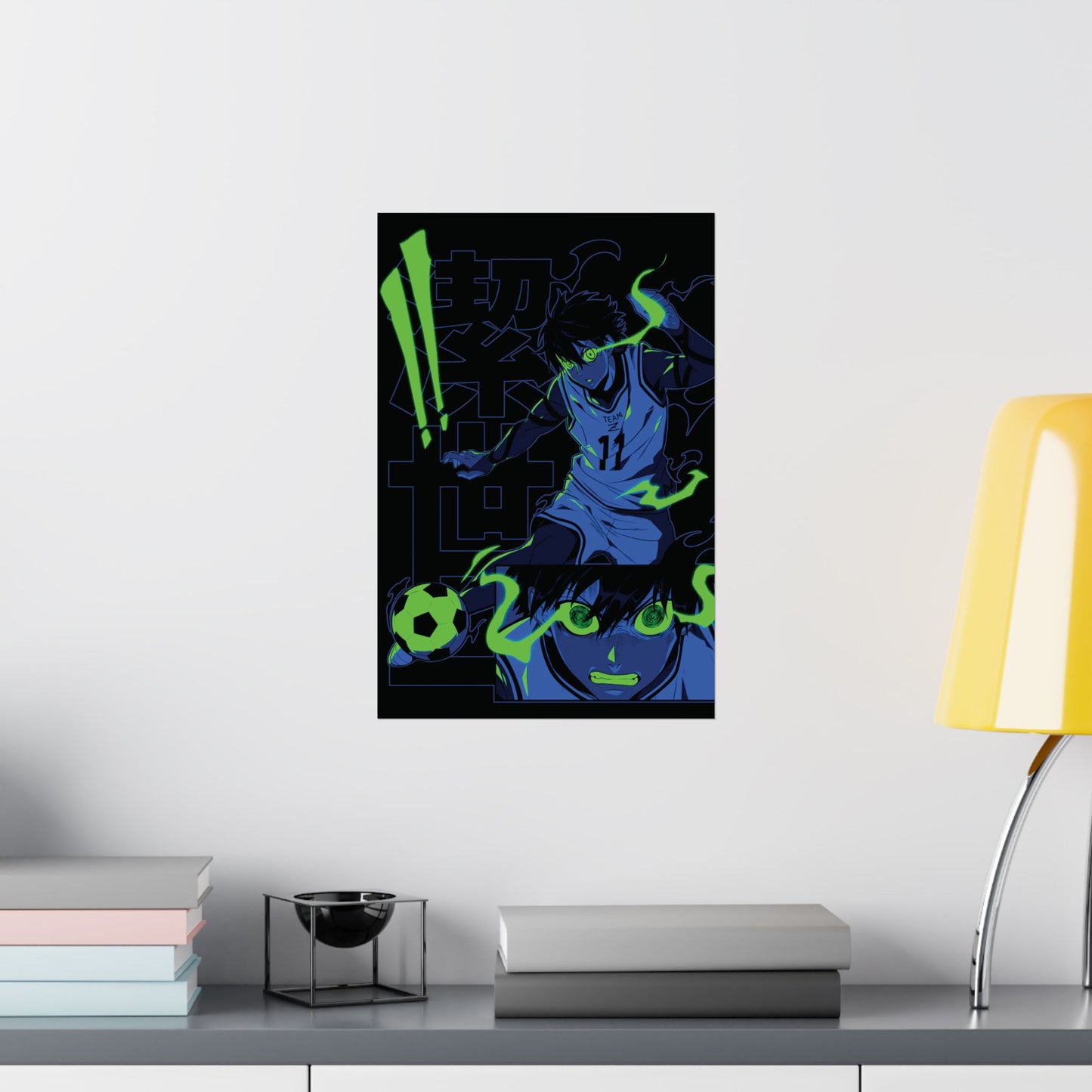Yoichi Isagi Matte Vertical Poster | Blue Lock-Inspired Wall Art