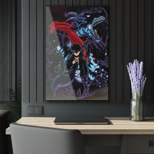 Solo Leveling Dragon’s Wrath Acrylic Print