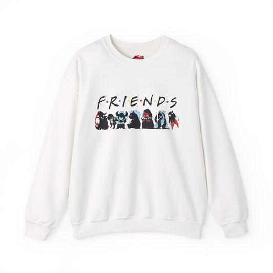 Shadow Army FRIENDS Unisex Heavy Blend Crewneck Sweatshirt | Shadow Army Cute Anime-Inspired Streetwear Graphic Pullover
