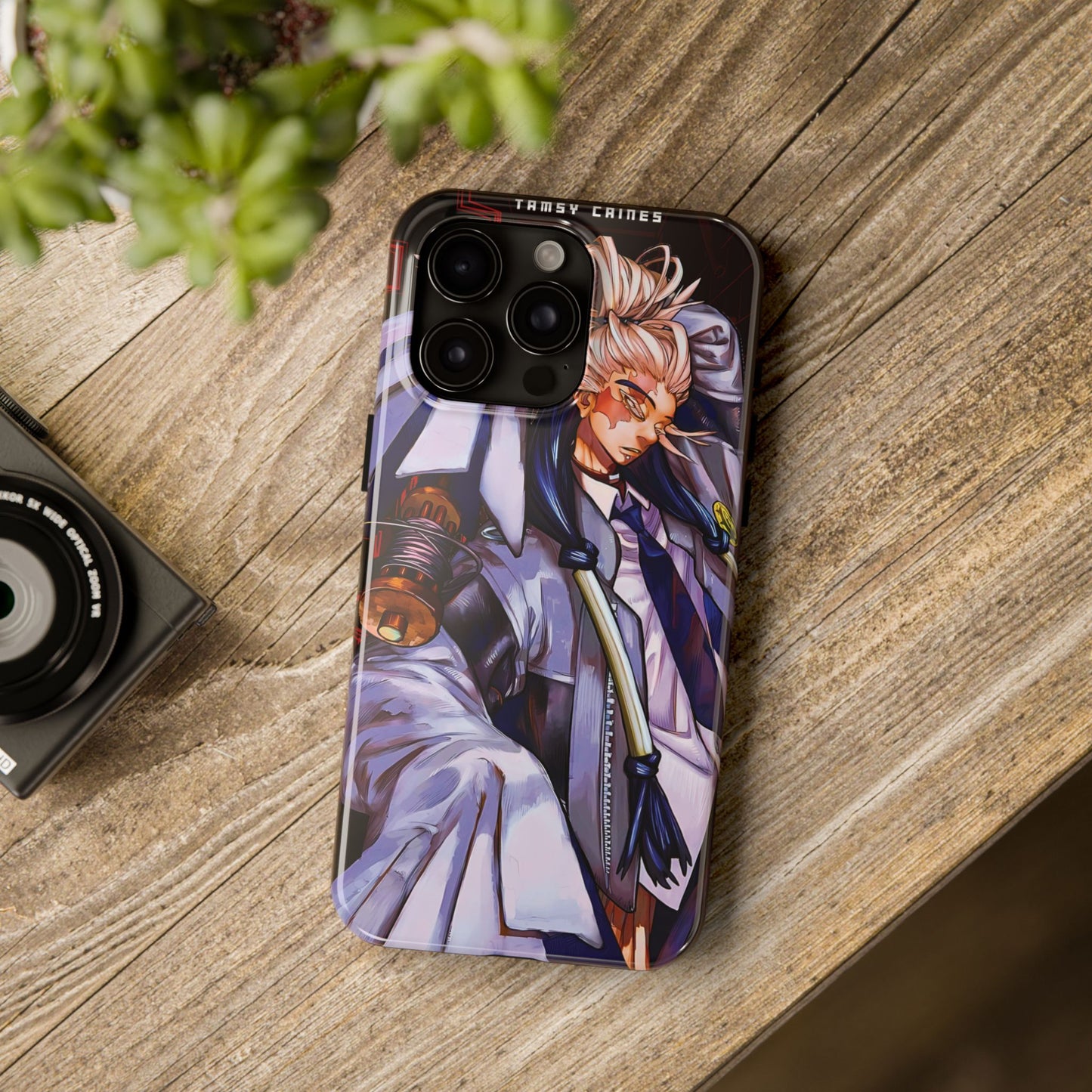 Tamsy Caines Double Layered Phone Case | Anime-Inspired Protective Case