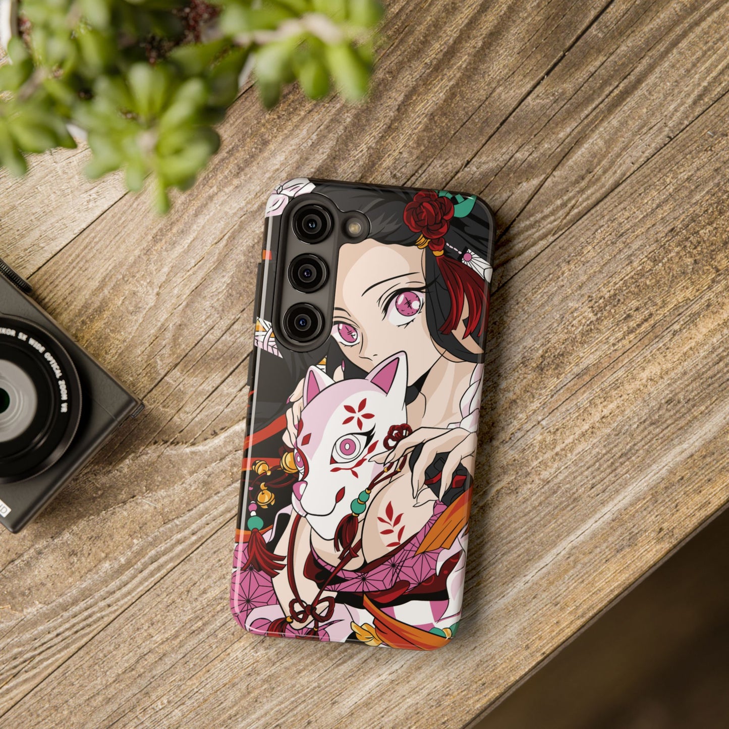 Demon Nezuko Anime Phone Case | Anime-Inspired Protective Cover | Double Layer Otaku Case