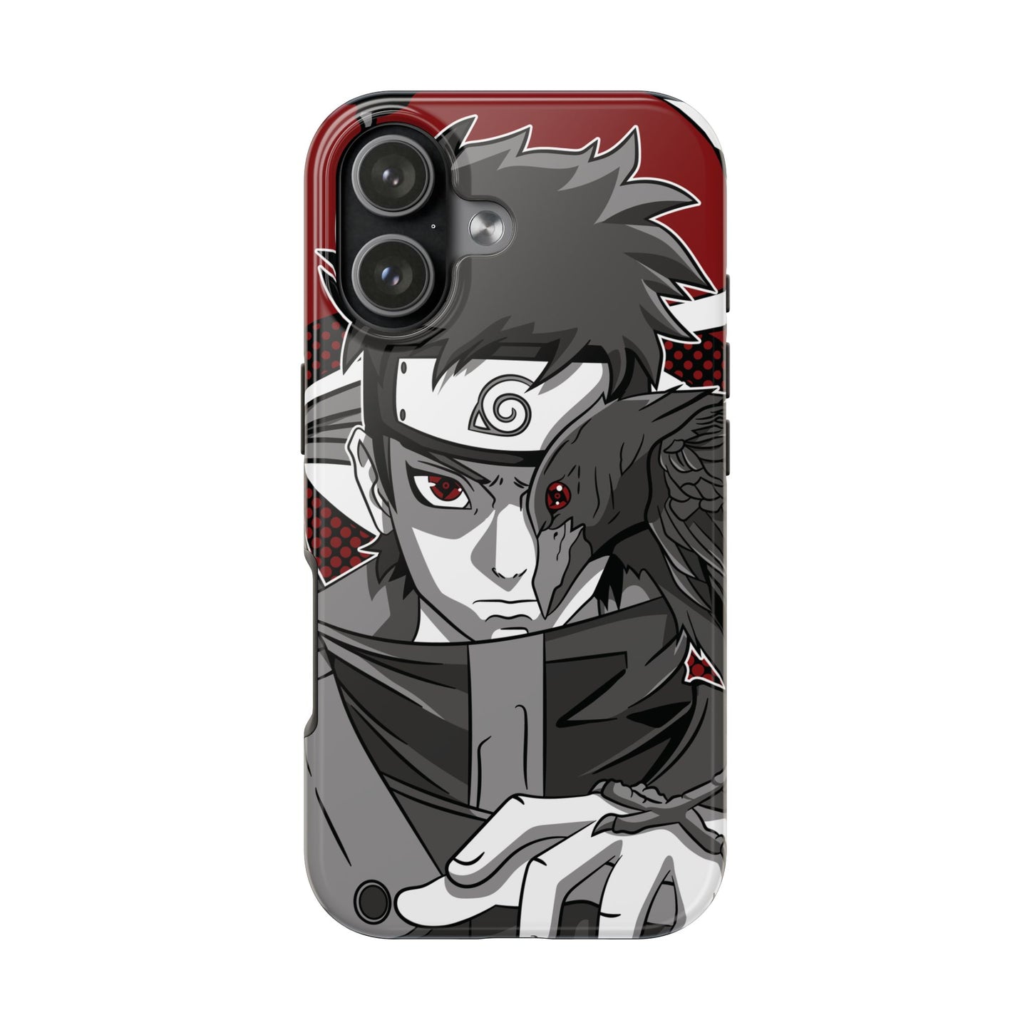Shisui Uchiha Kotoamatsukami Phone Case | Anime-Inspired Protective Case | Mangekyo Sharingan iPhone & Samsung Cover | Otaku Manga Case