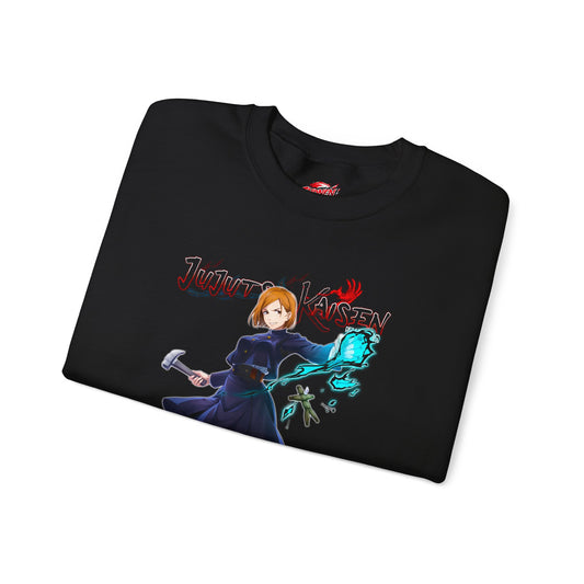 Nobara Kugisaki II Unisex Heavy Blend Crewneck Sweatshirt | Anime-Inspired Streetwear Graphic Pullover