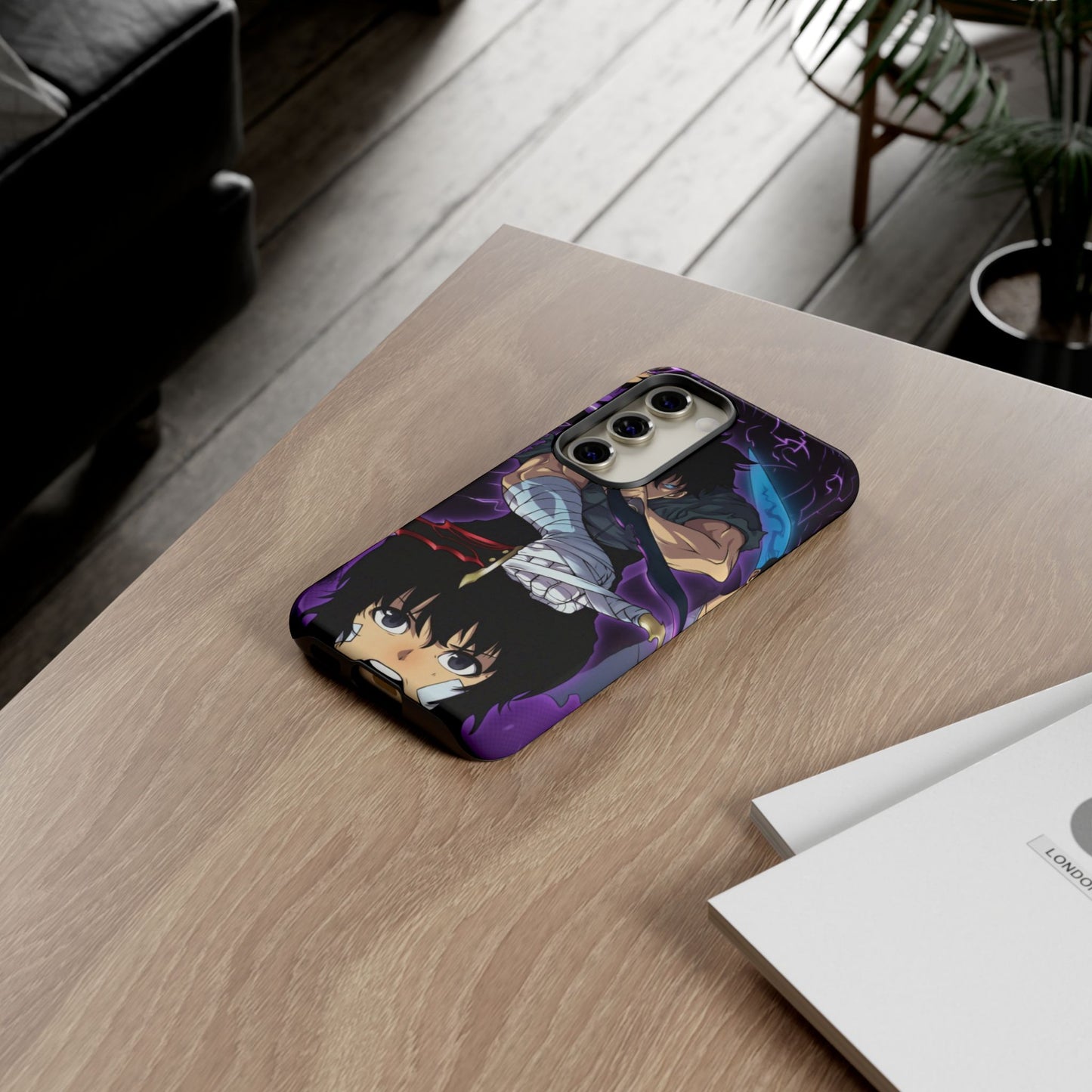 Sung Jin-Woo Shadow Awakening Double Layered Phone Case | Anime-Inspired Protective Case for iPhone & Samsung
