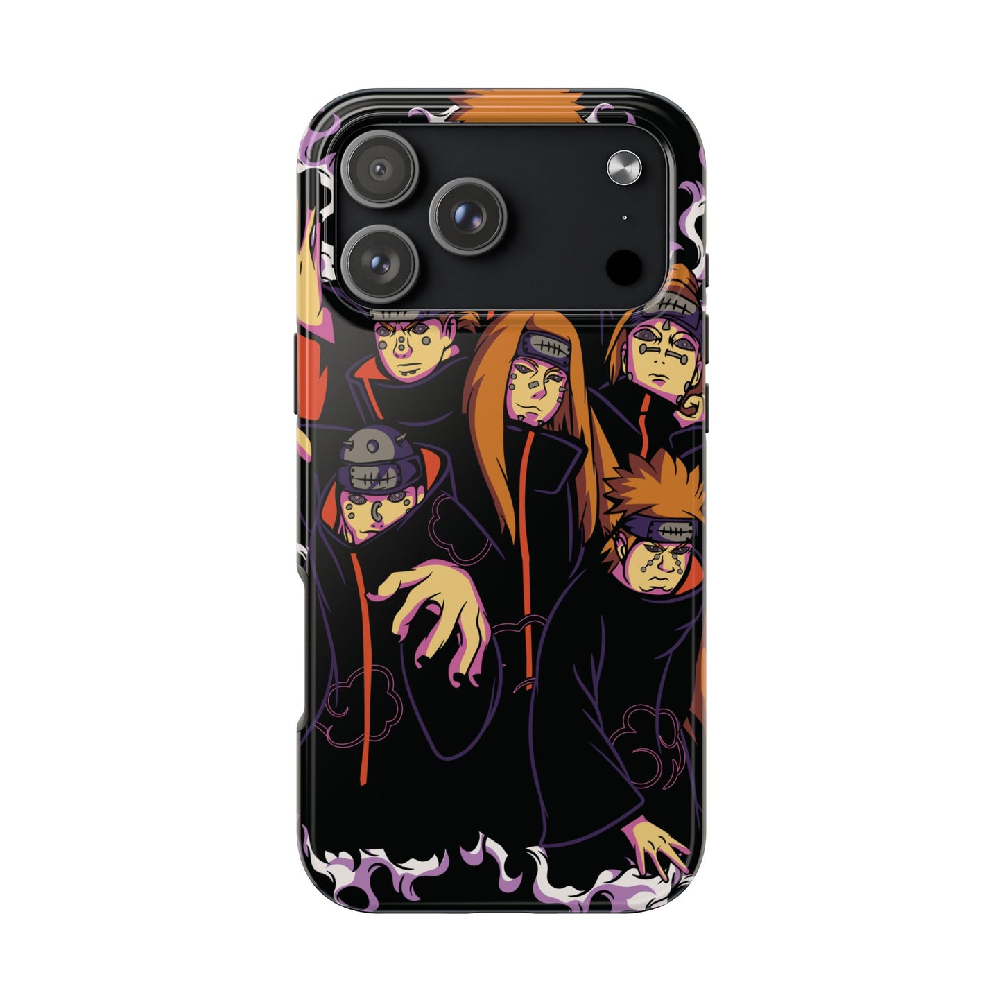 Akatsuki Six Paths of Pain Phone Case | Anime-Inspired Protective Case | Rinnegan Villain iPhone & Samsung Cover | Otaku Manga Case