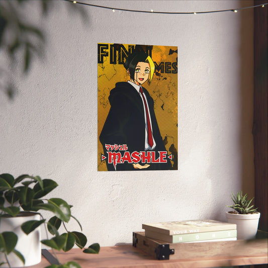 Finn Ames Matte Vertical Poster | Mashle: Magic and Muscles Anime Wall Art