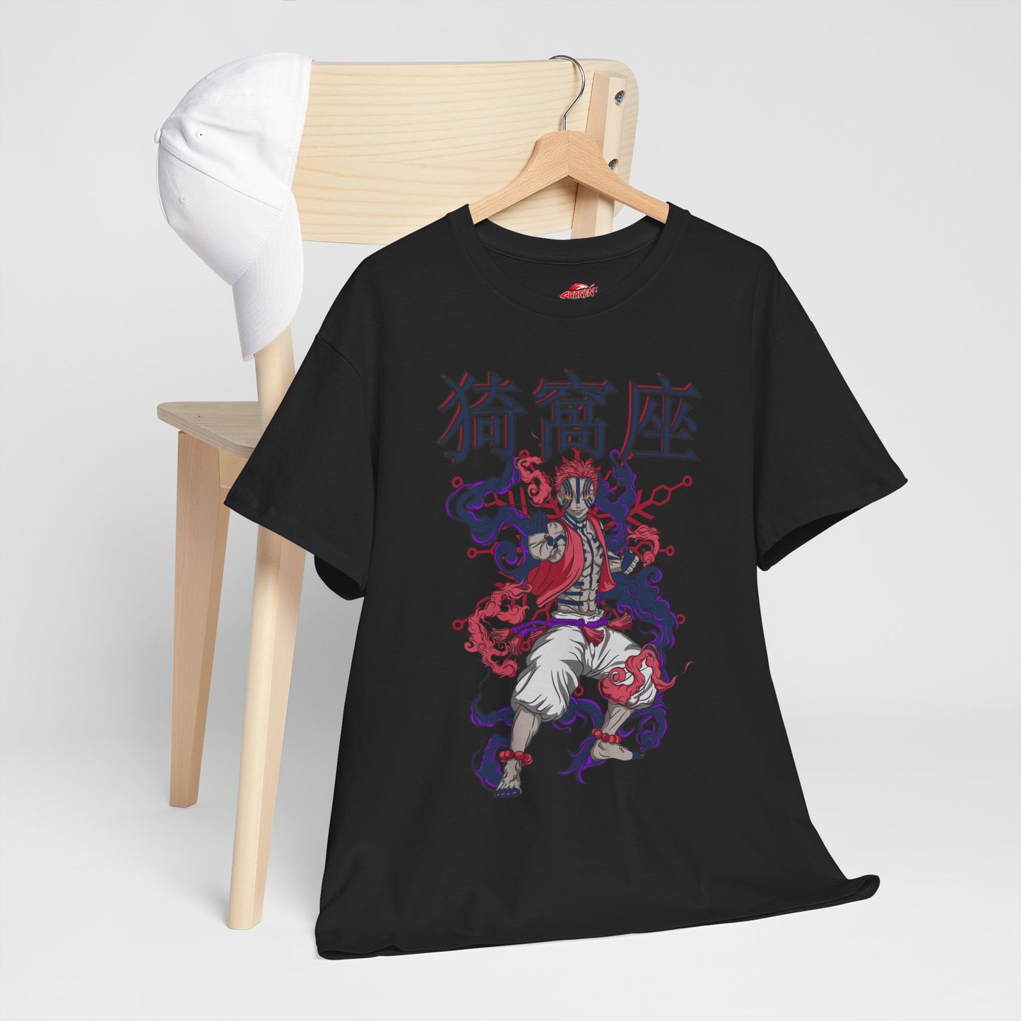 Akaza Blood Demon Art T-Shirt | Anime-Graphic Streetwear Tee