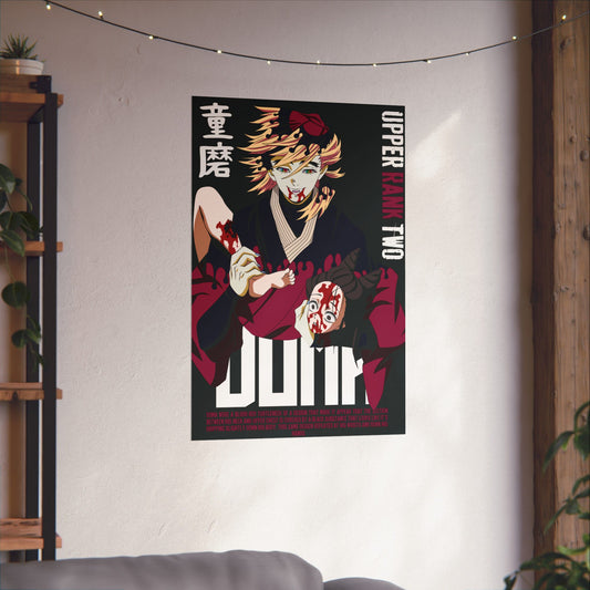 Doma Poster | Upper Rank Two Demon Slayer Wall Art