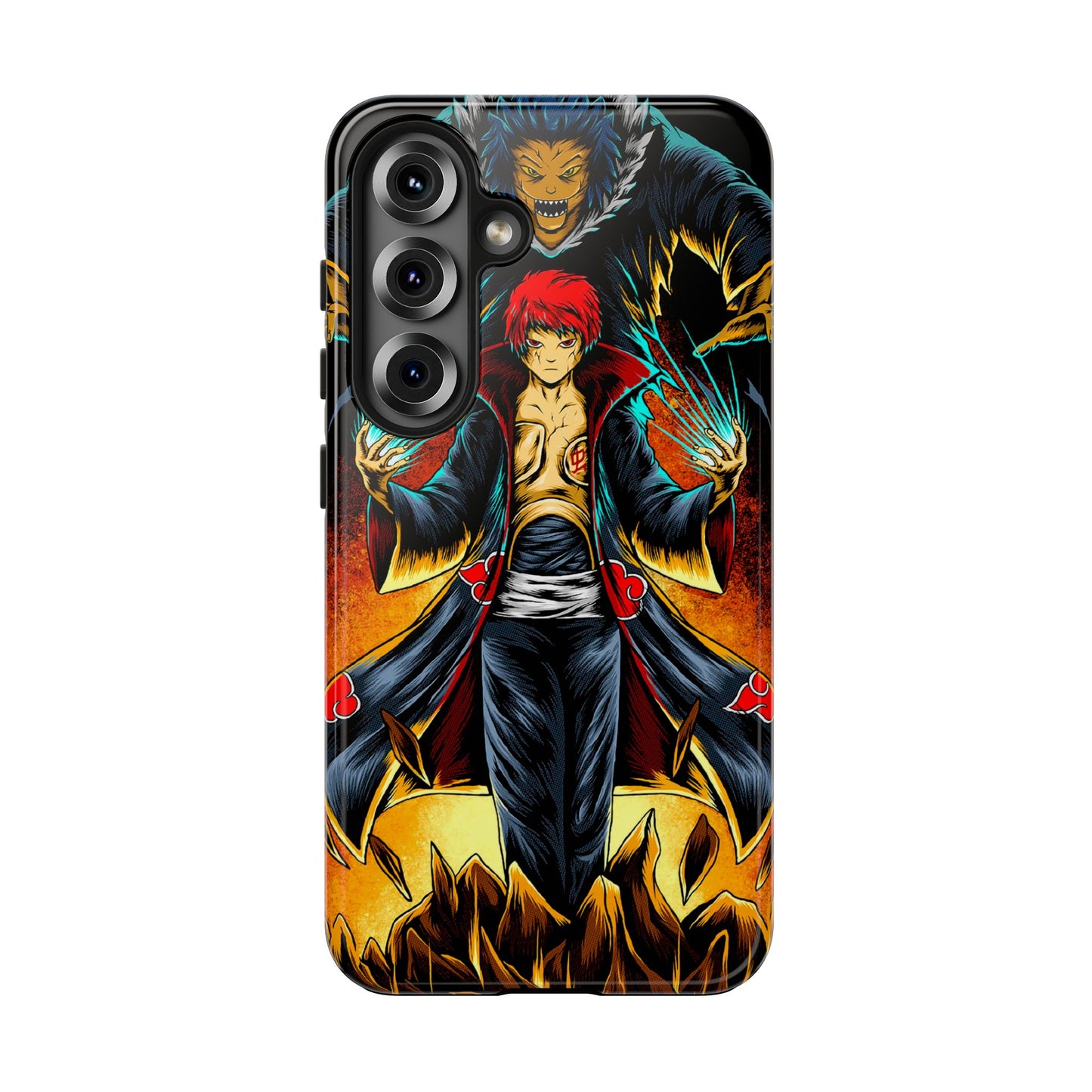 Puppet Master Sasori Phone Case | Akatsuki Anime-Inspired Protective Case | Red Sand Villain iPhone & Samsung Cover | Otaku Manga Case