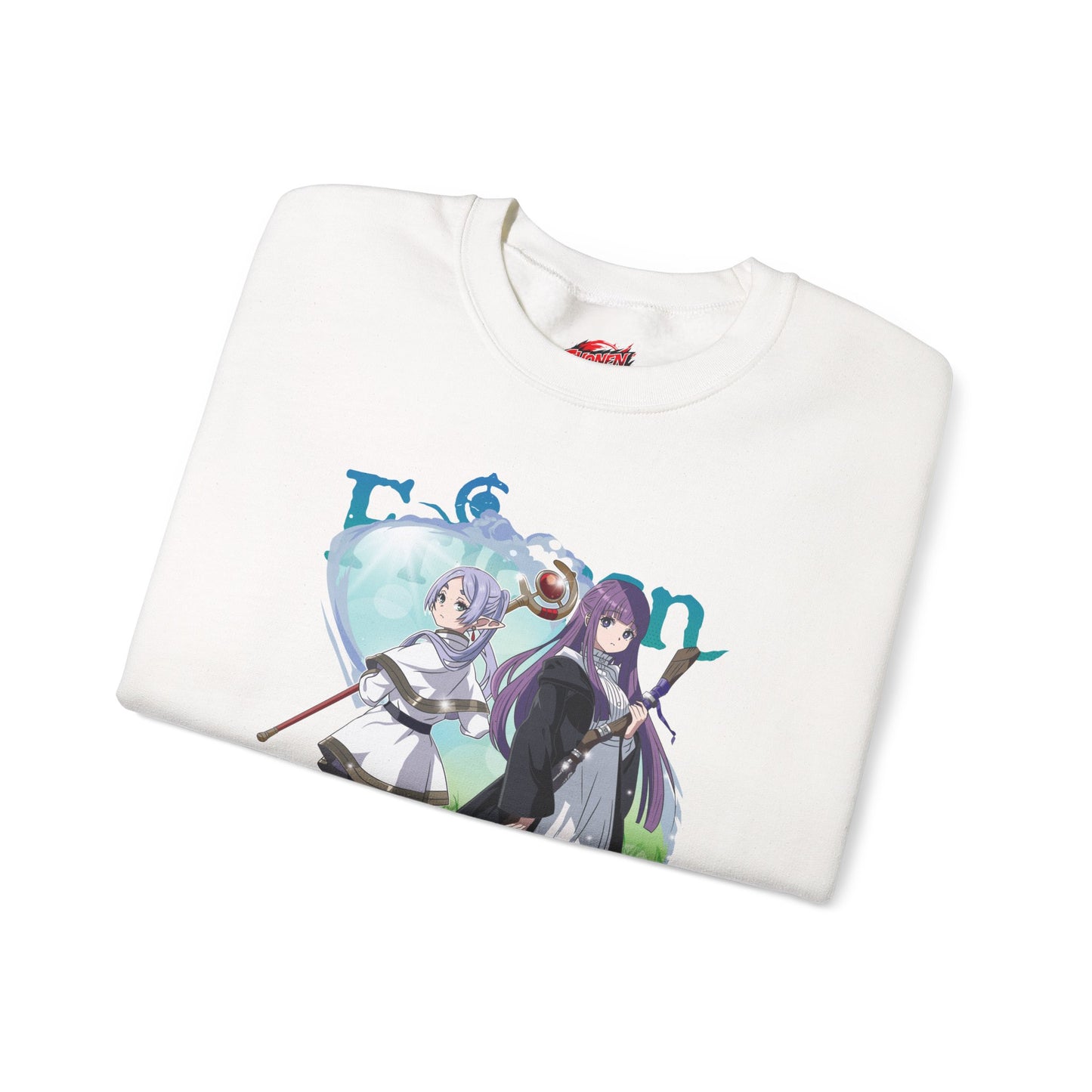 Frieren & Fern Unisex Heavy Blend Crewneck Sweatshirt Anime-Inspired Streetwear