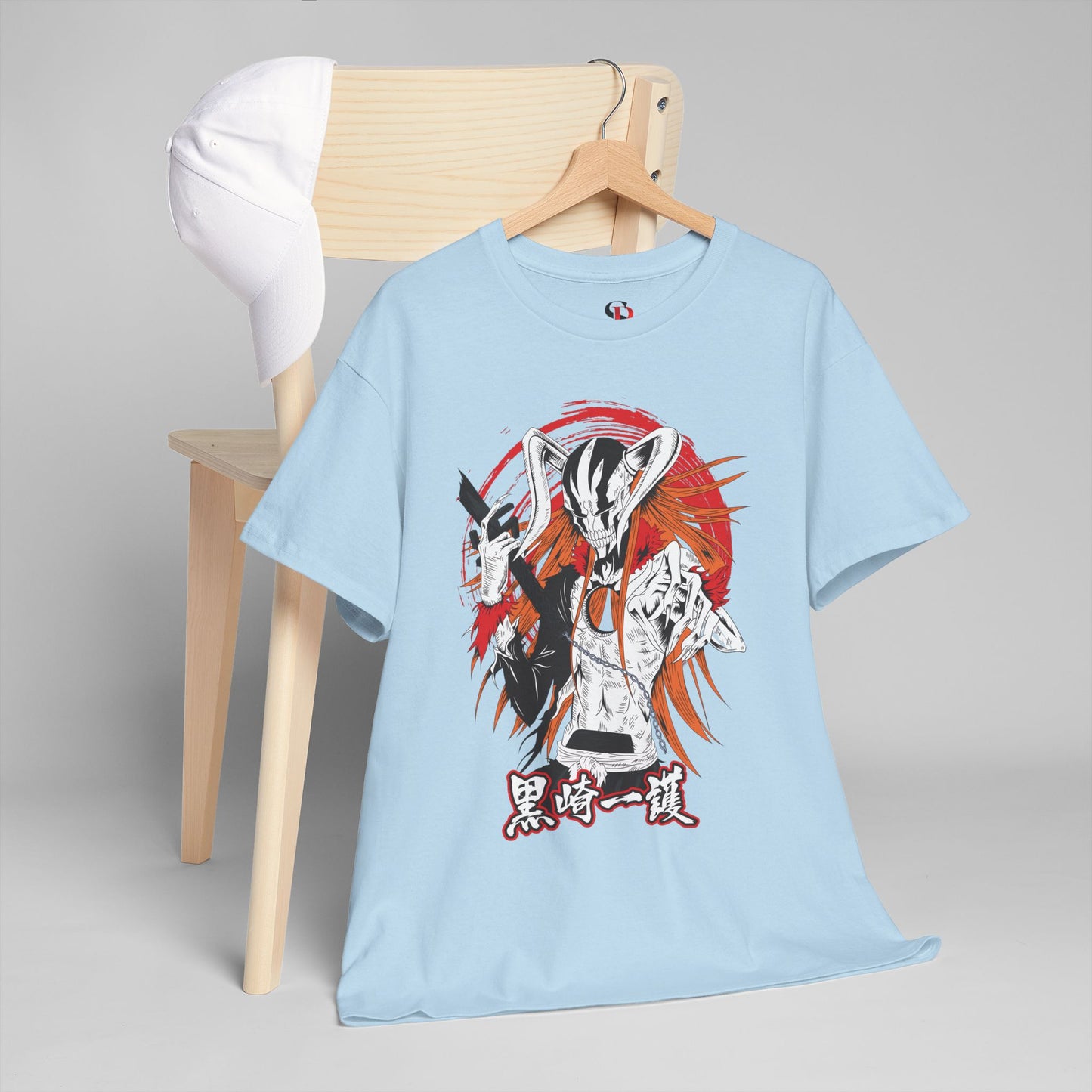 Ichigo Vasto Lorde Unisex Heavy Cotton T-Shirt | Bleach Anime Streetwear Tee