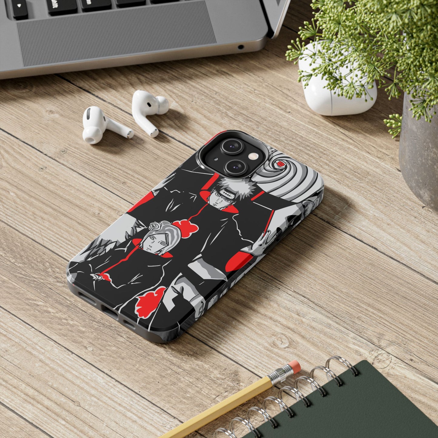 Akatsuki Phone Case | Anime-Inspired Protective Case | Double Layered iPhone & Samsung Cover | Otaku Manga Case