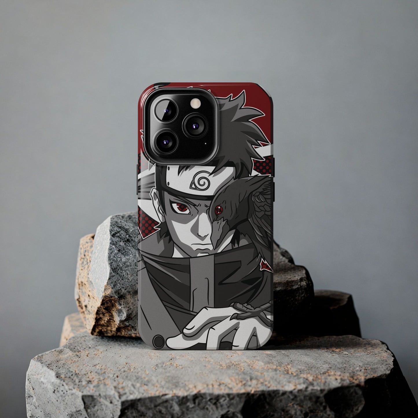 Shisui Uchiha Kotoamatsukami Phone Case | Anime-Inspired Protective Case | Mangekyo Sharingan iPhone & Samsung Cover | Otaku Manga Case