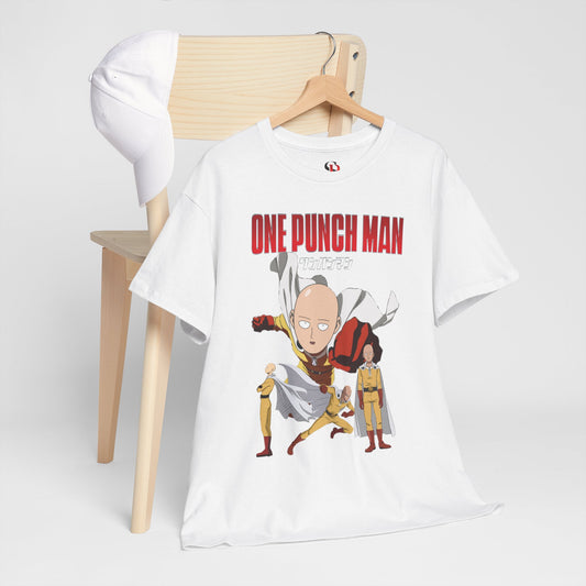 Saitama Unisex Heavy Cotton T-Shirt | One Punch Man Anime Graphic Tee