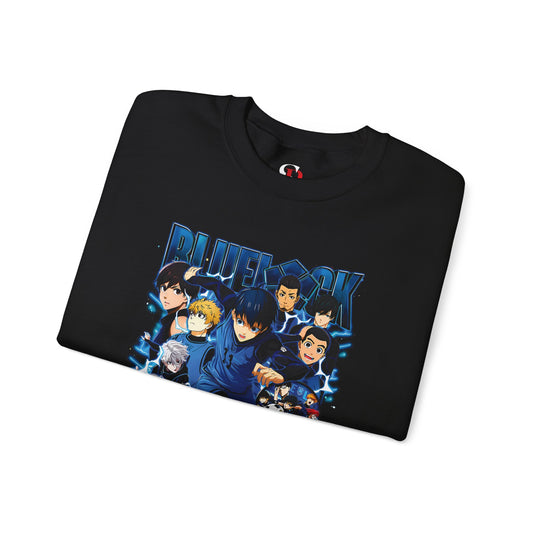 Blue Lock “Ego Strikers” Unisex Heavy Crewneck | Anime Streetwear Sweatshirt