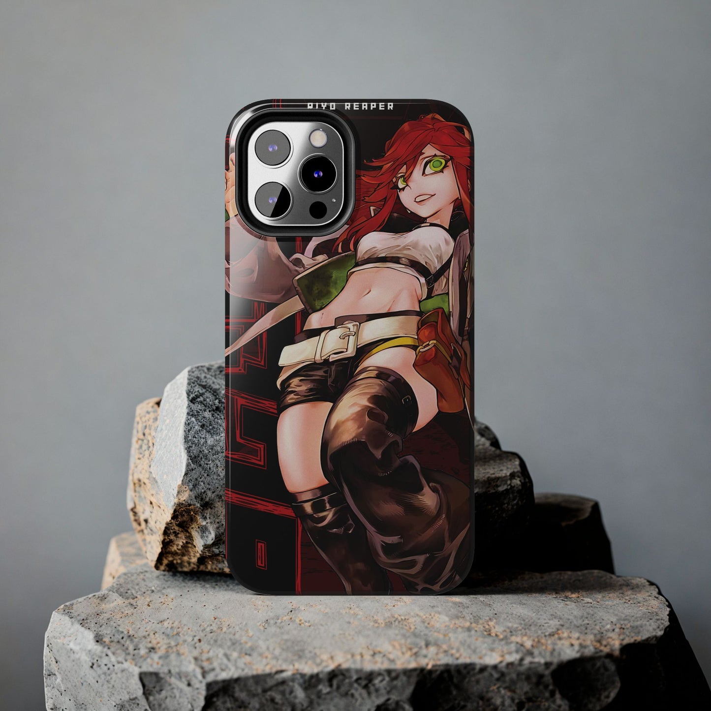 Riyo Reaper Personalizable Double Layered Phone Case | Anime-Inspired Protective Case