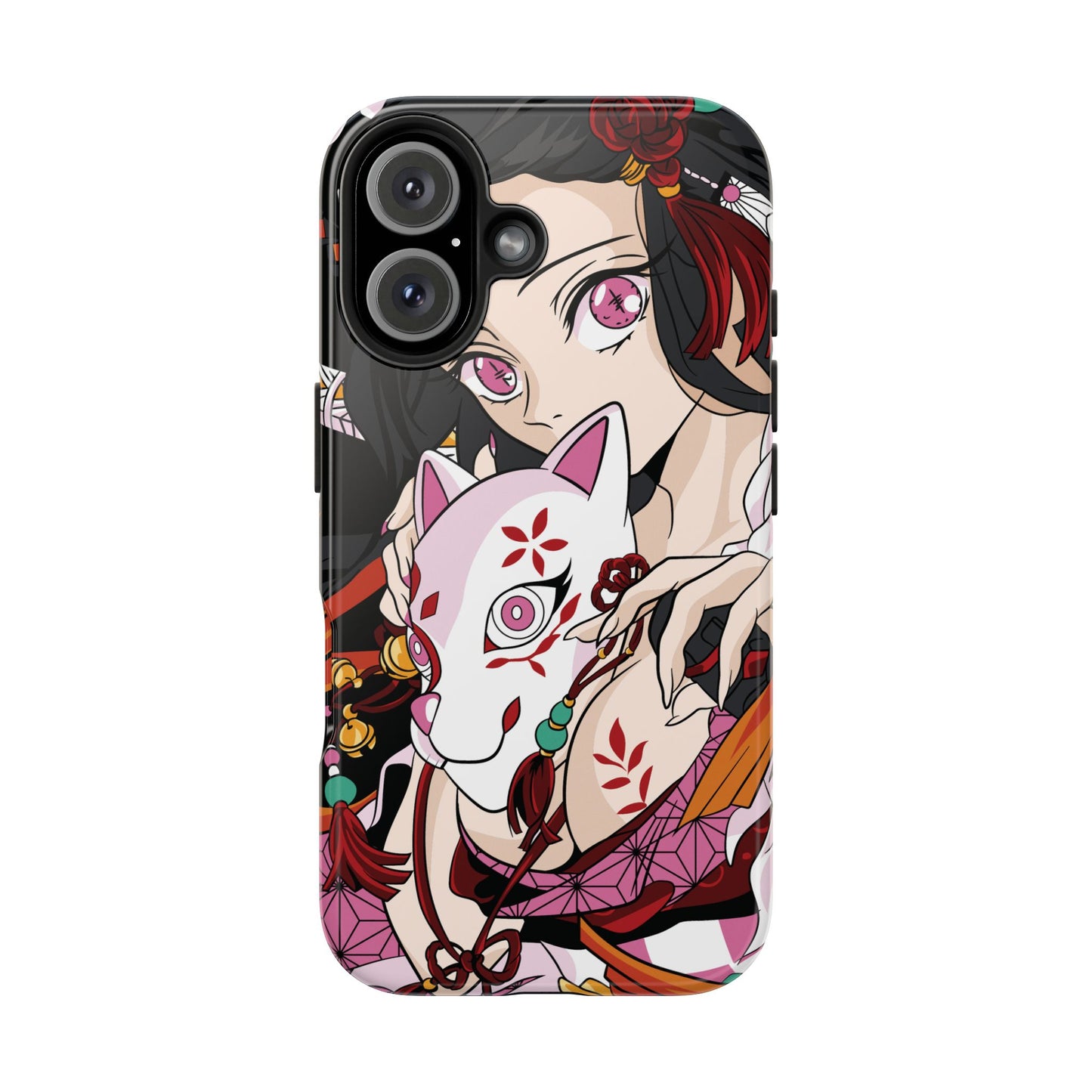 Demon Nezuko Anime Phone Case | Anime-Inspired Protective Cover | Double Layer Otaku Case