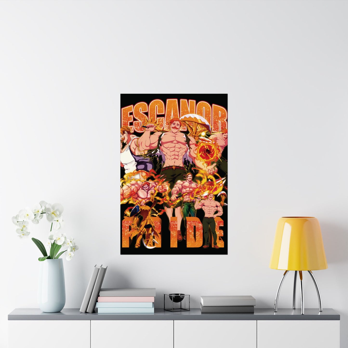 Lion Sin of Pride Escanor Poster | Anime-Inspired Wall Art | Manga Decor | Manga Print | Shonen Anime Poster