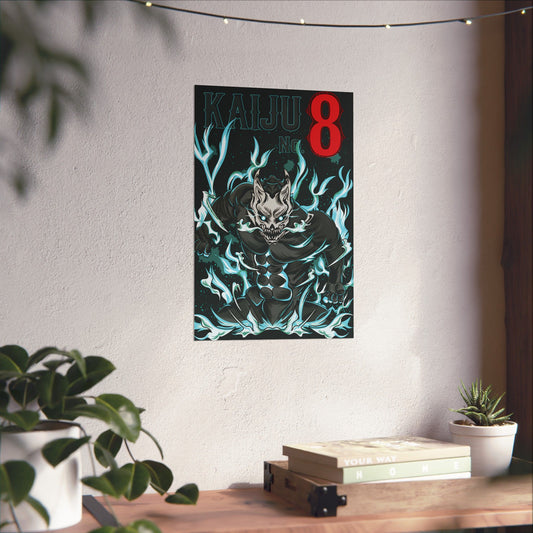 Kaiju No. 8 Infernal Surge Matte Vertical Poster