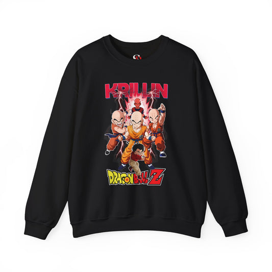 Krillin “Earth’s Strongest” Unisex Heavy Crewneck | Dragon Ball Z Streetwear Sweatshirt