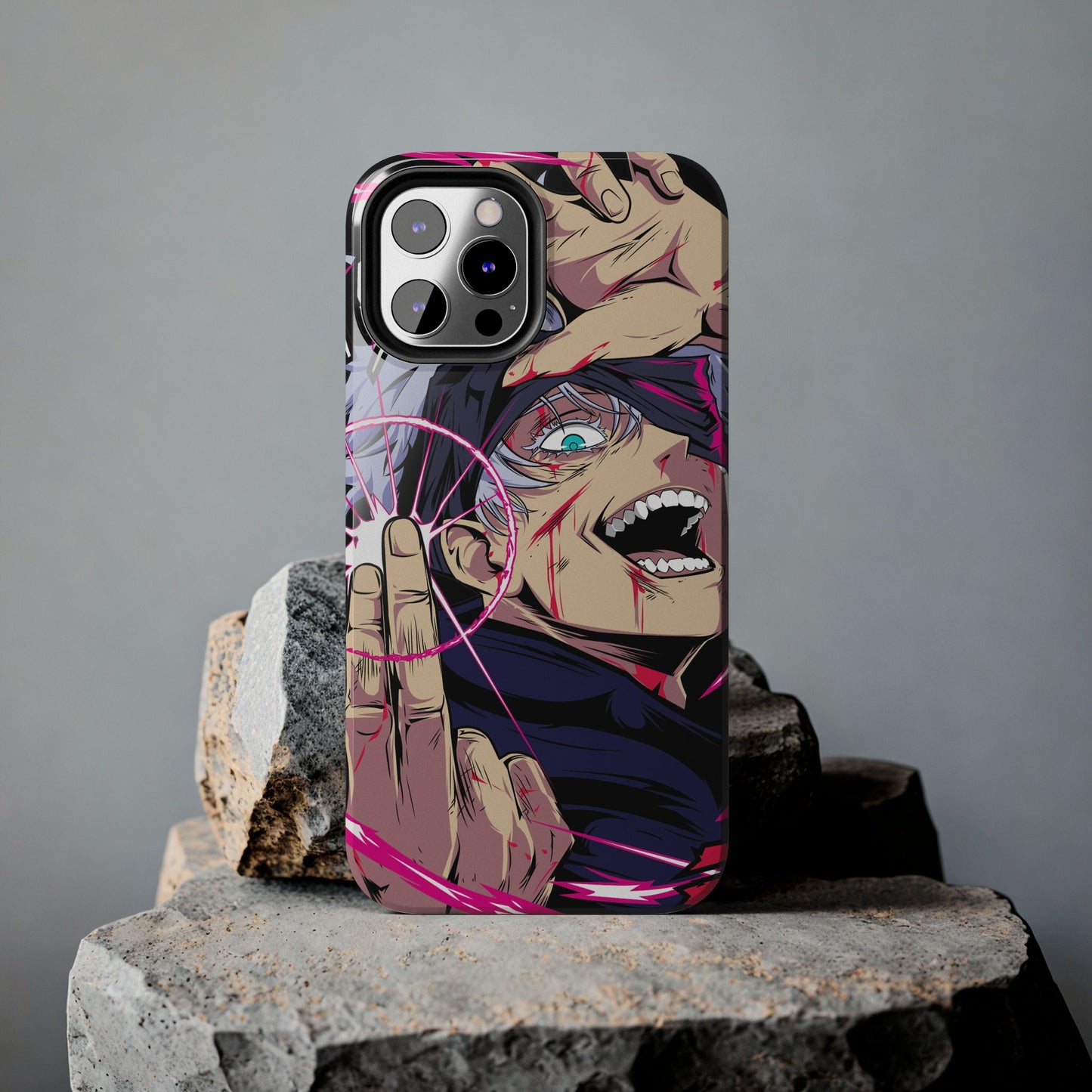 Satoru Gojo Phone Case | Reversal Red Anime-Inspired Protective Case | iPhone & Samsung Otaku Manga Cover