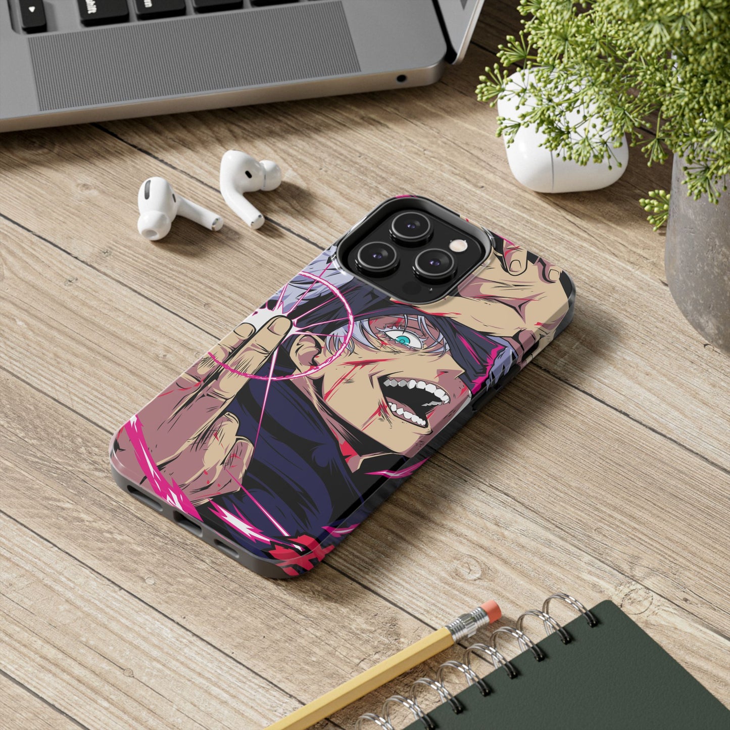 Satoru Gojo Phone Case | Reversal Red Anime-Inspired Protective Case | iPhone & Samsung Otaku Manga Cover