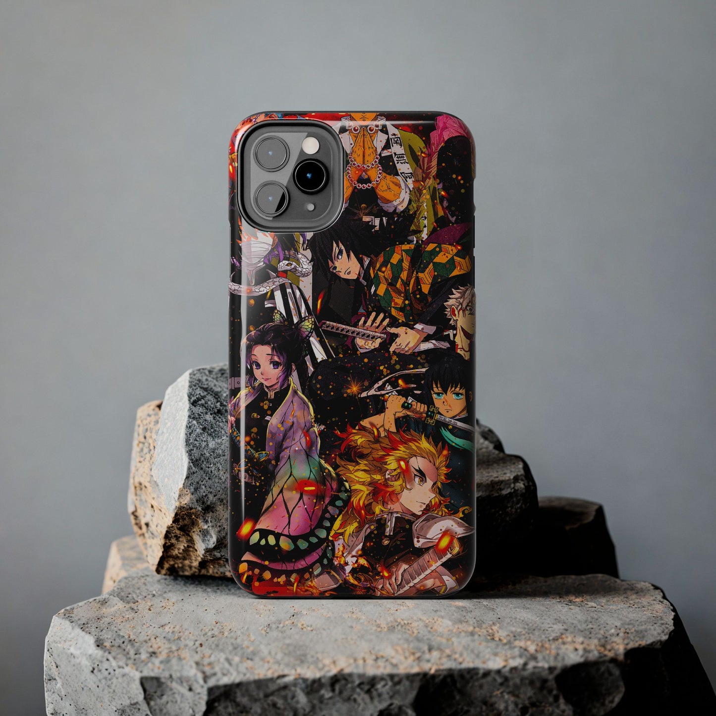 Hashira Collage Anime Phone Case | Anime-Inspired Protective Cover | Double Layer iPhone & Samsung Case