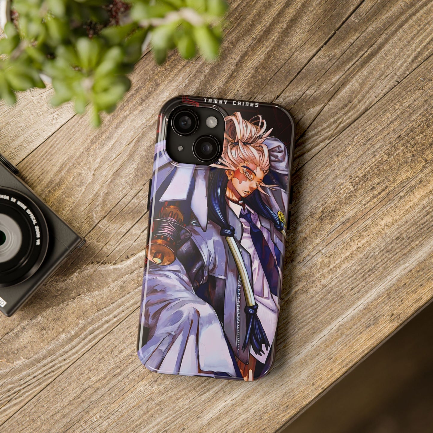 Tamsy Caines Double Layered Phone Case | Anime-Inspired Protective Case