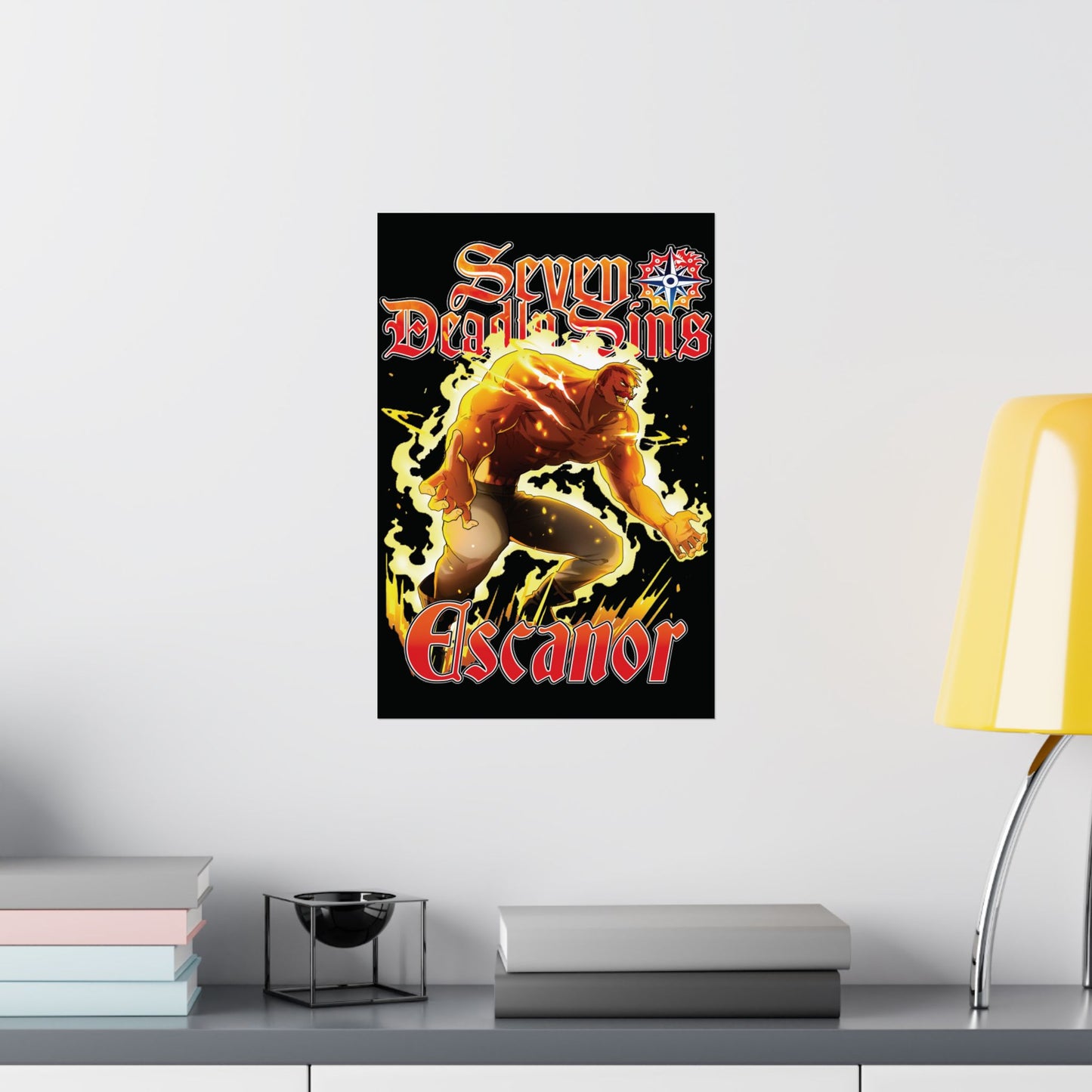 Lion Sin of Pride Escanor Matte Vertical Poster | Anime-Inspired Wall Art | Manga Decor