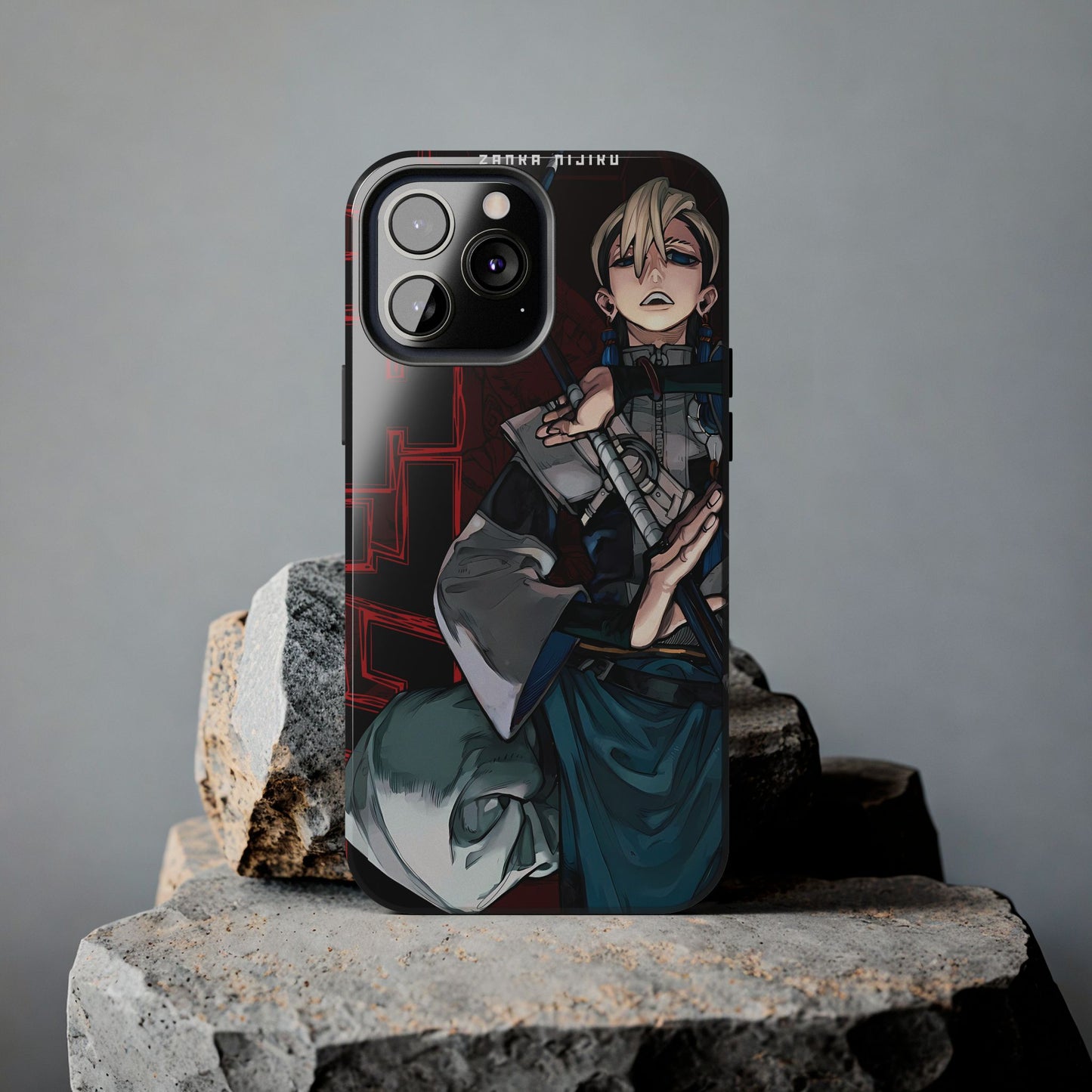 Zanka Nijiku Personalizable Double Layered Phone Case | Anime-Inspired Protective Case for IPhone & Samsung