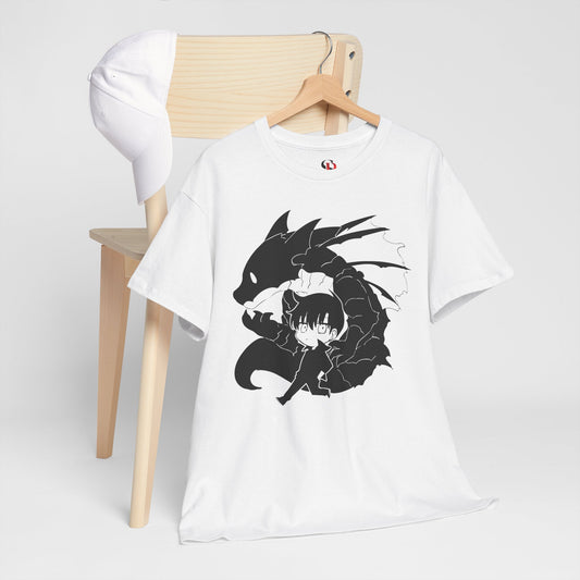 Chibi Jinwoo & Jima Unisex Heavy Cotton T-Shirt