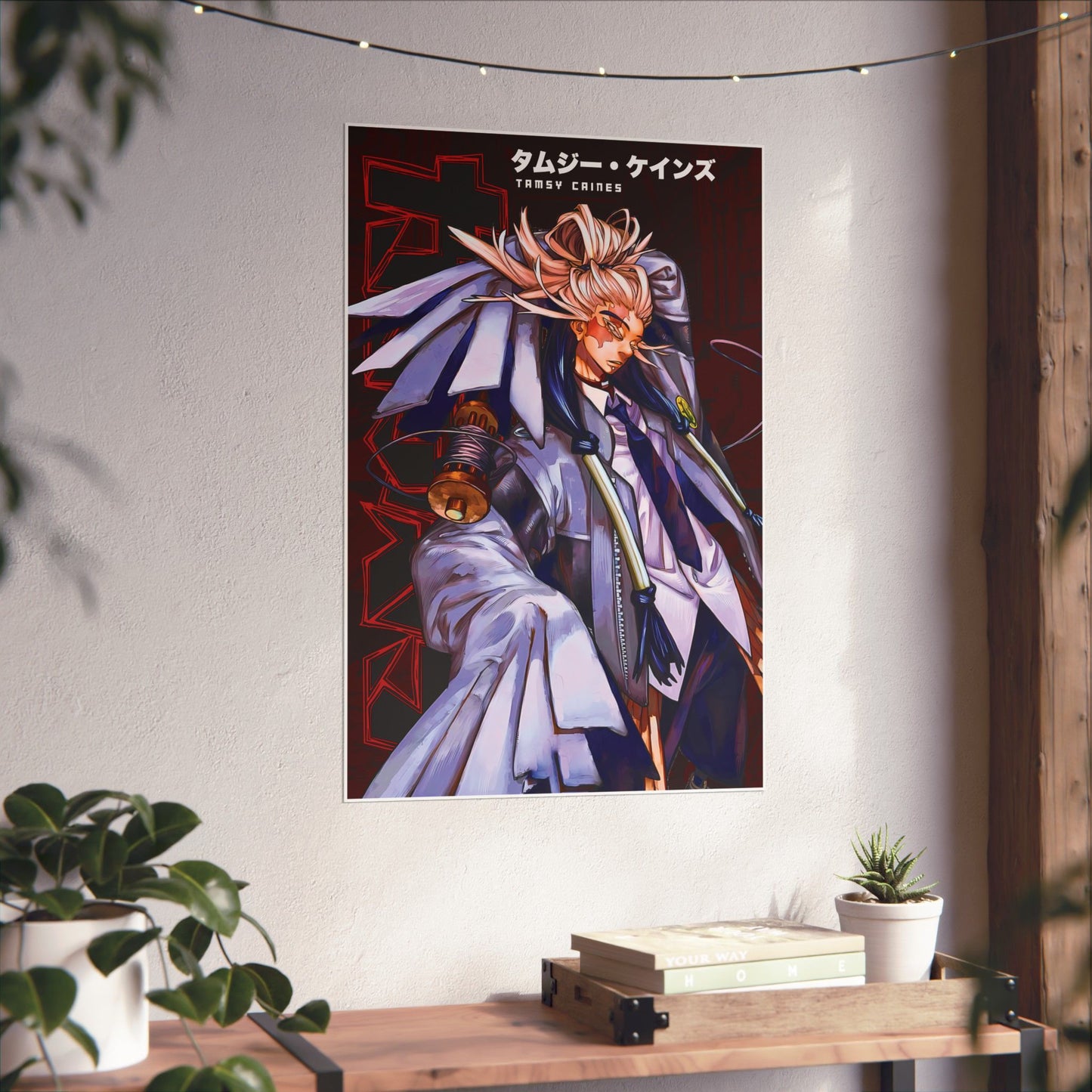 Tamsy Caines Matte Vertical Poster | Anime-Inspired Wall Art Manga Decor