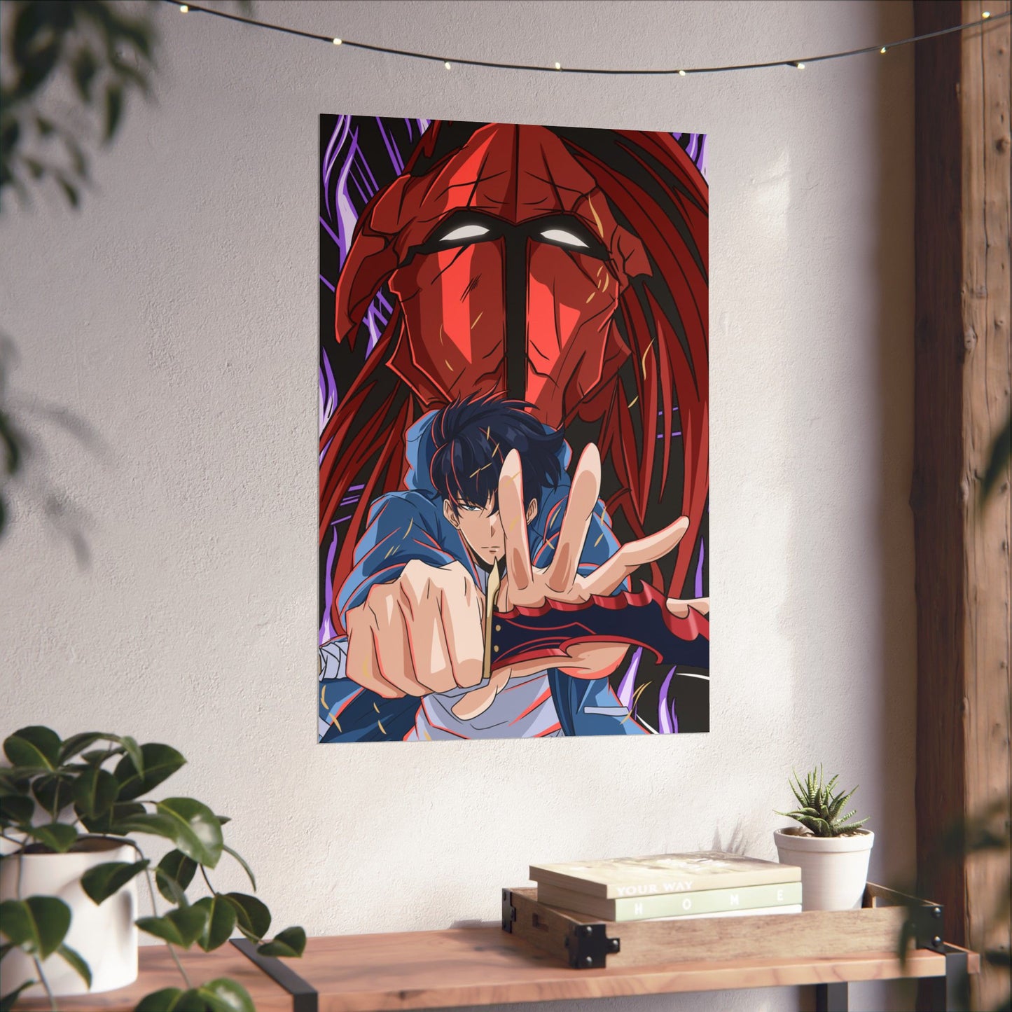 Sung Jin-Woo Igris’ Command Matte Vertical Poster | Anime-Inspired Wall Art | Shadow Army Print